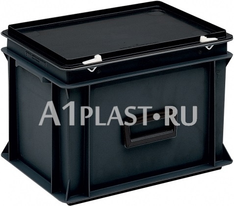 Антистатический пластиковый чемодан 1 ручка 400х300х340 мм