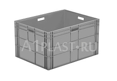 Пластиковый ящик 800х600х450 мм синий