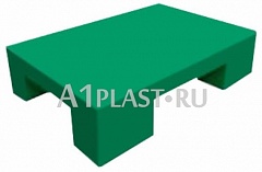 Пластиковая паллета морозостойкая 600х400х150 мм синий