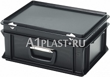 Антистатический пластиковый чемодан 1 ручка 400х300х184 мм