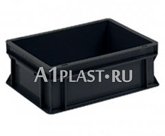 Антистатический ящик 400х300х145 мм черный