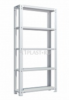 Стеллаж металлический открытый 1200х400х2000 мм окрашенный 5 полок