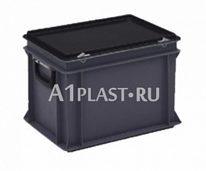 Антистатический пластиковый чемодан 2 ручки 400х300х160 мм