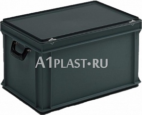 Антистатический пластиковый чемодан 2 ручки 400х300х235 мм