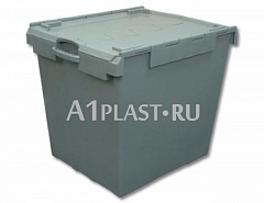 Пластиковый ящик 800х600х620 мм серый