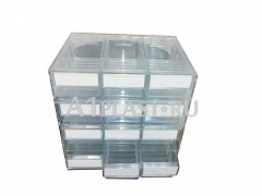 Кассетница 600х220х110 мм с лотками под заказ