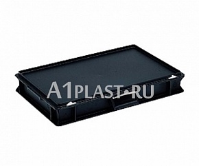 Антистатический пластиковый чемодан 1 ручка 600х400х90 мм