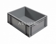 Пластиковый ящик 400х300х175 мм серый
