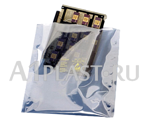 Пакет антистатический металлизированный с защелкой  zip-Lock 100х155 мм.
