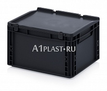 Антистатический пластиковый евроконтейнер 400х300х235 мм