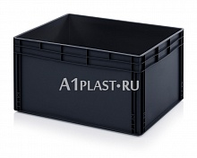 Антистатический пластиковый ящик 800х600х420 мм