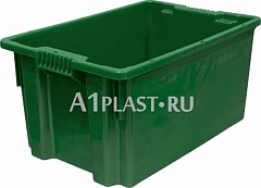 Пластиковый ящик 600х400х300 мм синий