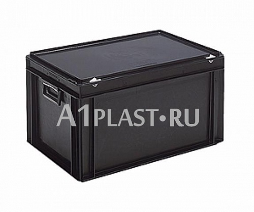 Антистатический пластиковый чемодан 2 ручки 600х400х185 мм