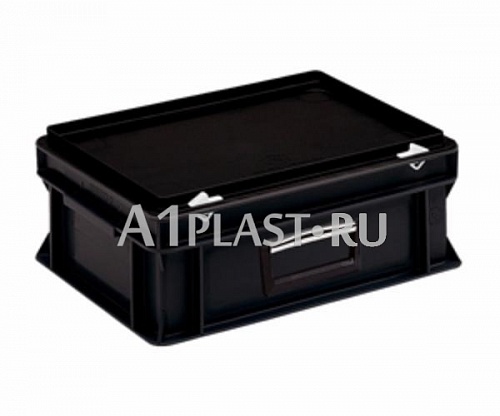 Антистатический пластиковый чемодан 1 ручка 400х300х160 мм