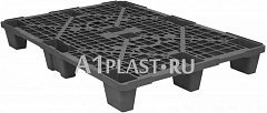 Паллета пластиковая 1200х800х140 мм черный