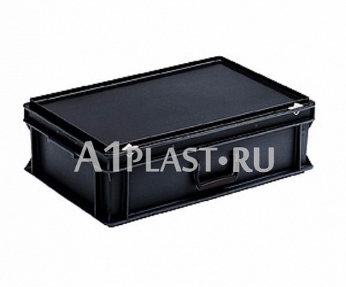 Антистатический пластиковый чемодан 1 ручка 600х400х185 мм