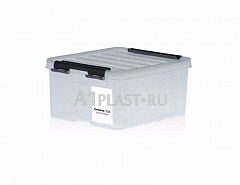 Пластиковый ящик с крышкой 210х170х105 мм синий