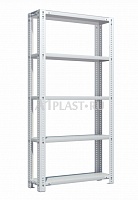 Стеллаж металлический открытый 1000х400х2000 мм окрашенный 5 полок