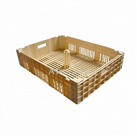 Пластиковый ящик для складирования блоков сыра 800х600х177 мм