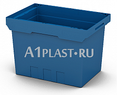 Полимерный контейнер 600х400х420 мм синий