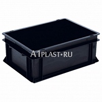 Ящик антистатический 400х300х170 мм черный