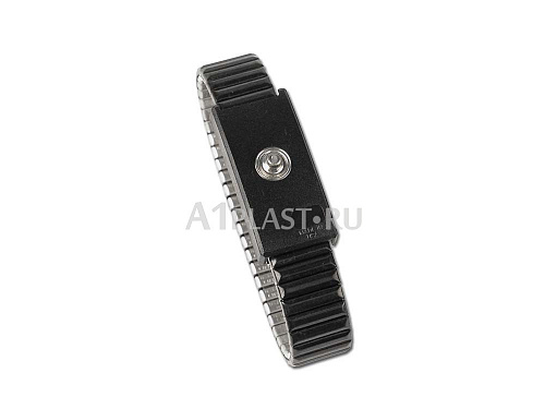 Антистатический браслет металлический (кнопка 4 мм)