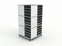 Поворотная кассетница 820×820х1545 мм