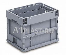Складной пластиковый ящик с блокировкой  400х300х300 мм