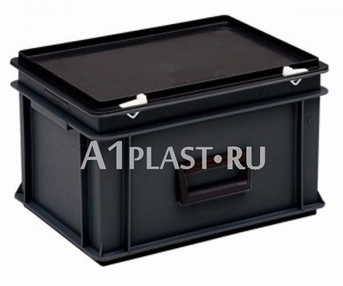 Антистатический пластиковый чемодан 1 ручка 400х300х235 мм