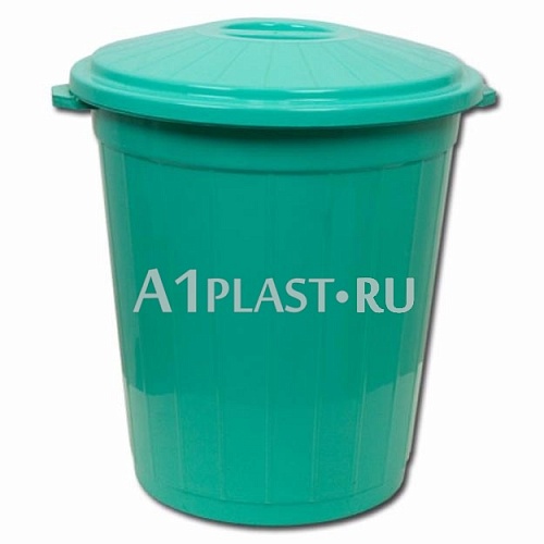 Пластиковый мусорный бак 70 л