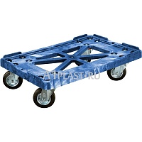 Тележка для ящиков 618х418х170 мм синий