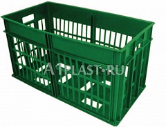 Пластиковый ящик для яичной продукции 660х340х360 мм синий