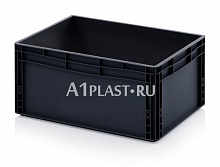 Антистатический пластиковый ящик 600х400х270 мм