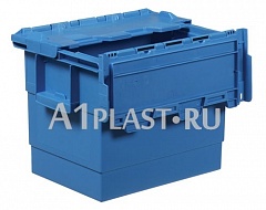 Пластиковый ящик 400х300х300 мм синий